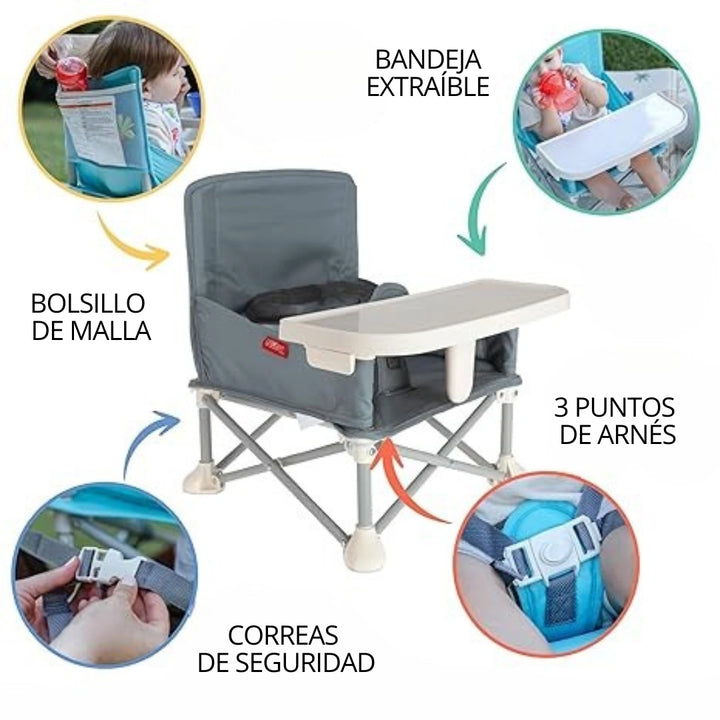 SILLA PLEGABLE PARA NIÑOS